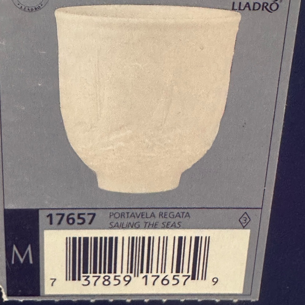 LLADRO Collectors Society - Sailing the Seas Cup Candle Holder Made in Spain. - Picture 7 of 13